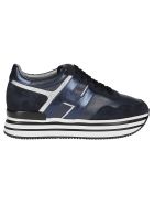 Blue Leather H222 Sneakers Hogan Blue Leather H222 Sneakers - Blue