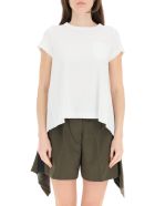 Hybrid T-shirt Sacai Hybrid T-shirt - Bianco