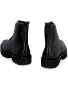 Ami Alexandre Mattiussi Leather Combat Boots Ami Alexandre Mattiussi Leather Combat Boots - black