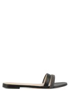 Fabiana Filippi Leather Flat Shoe Fabiana Filippi Leather Flat Shoe - BLACK