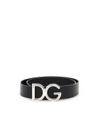 Dolce & Gabbana Dg Leather Belt Dolce & Gabbana Dg Leather Belt - Nero