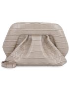 THEMOIRè Gea Faux Leather Clutch THEMOIRè Gea Faux Leather Clutch - grey