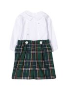 Mariella Ferrari Mariella Ferrari Checked Baby Suit Mariella Ferrari Mariella Ferrari Checked Baby Suit - Verde/bianco