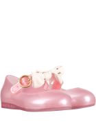 Melissa Pink Ballerina Flats For Girl With Bow Melissa Pink Ballerina Flats For Girl With Bow - Pink