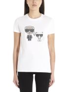 Karl Lagerfeld 'karl & Choupette' T-shirt Karl Lagerfeld 'karl & Choupette' T-shirt - White