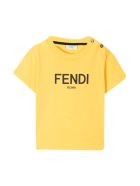 Fendi Yellow T-shirt Fendi Yellow T-shirt - Gialla