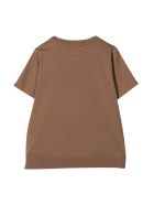 Brunello Cucinelli Cocoa T-shirt Teen Brunello Cucinelli Cocoa T-shirt Teen - Cacao
