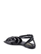 Saint Laurent Flat Tribute Sandals Saint Laurent Flat Tribute Sandals - Black