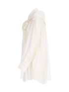 Simone Rocha Masculine Bow Shirt Silk Simone Rocha Masculine Bow Shirt Silk - Cream