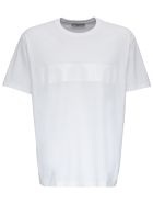 Givenchy Jersey Tee With Latex Covered Logo Givenchy Jersey Tee With Latex Covered Logo - Bianco