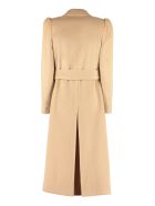 RED Valentino Long Alpaca Blend Coat RED Valentino Long Alpaca Blend Coat - Camel