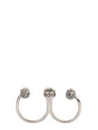 Alexander McQueen Double Skull Ring Alexander McQueen Double Skull Ring - ARGENTO