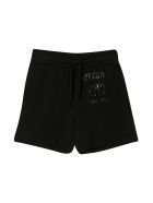 Moschino Black Teen Bermuda With Logo Moschino Black Teen Bermuda With Logo - Nero