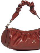 MANU Atelier Ruched Cylinder Leather Bag MANU Atelier Ruched Cylinder Leather Bag - Redbole
