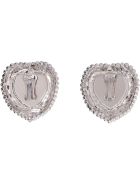 Alessandra Rich Faba Embellished Maxi-earrings Alessandra Rich Faba Embellished Maxi-earrings - silver