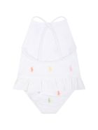 Ralph Lauren White Swimsuit For Babygirl Ralph Lauren White Swimsuit For Babygirl - White