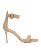 Nude Portofino 85 Sandal Gianvito Rossi Nude Portofino 85 Sandal - Nude