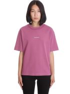 Acne Studios Edie Stamp T-shirt In Viola Cotton Acne Studios Edie Stamp T-shirt In Viola Cotton - Viola