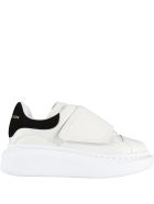 Touch-strap Extended Sole Sneakers Alexander McQueen Touch-strap Extended Sole Sneakers - Bianco/nero