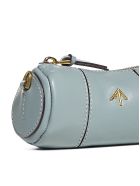 MANU Atelier Xx Micro Cylinder Leather Shoulder Bag MANU Atelier Xx Micro Cylinder Leather Shoulder Bag - Stone blue