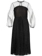 Marco de Vincenzo Lurex Pleated Dress Marco de Vincenzo Lurex Pleated Dress - Glitter Black