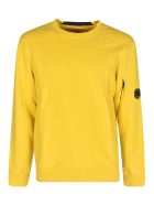 C.P. Company Diagonal Raised Fleece Sweatshirt C.P. Company Diagonal Raised Fleece Sweatshirt - Giallo