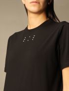 Mcq T-shirt Mcq Cotton T-shirt With Logop McQ Alexander McQueen Mcq T-shirt Mcq Cotton T-shirt With Logop - Black