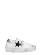 2Star Sneakers In White Leather 2Star Sneakers In White Leather - white