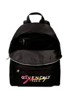 Givenchy Logo Print Nylon Backpack Givenchy Logo Print Nylon Backpack - black