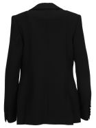 Haider Ackermann Contrast Trim Blazer Haider Ackermann Contrast Trim Blazer - BLACK WHITE