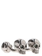 Alexander Mcqueen 'twin Skulls' Cuffs Alexander McQueen 'twin Skulls' Cuffs - Silver