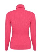 Moncler Ribbed Knit Turtleneck Pullover Moncler Ribbed Knit Turtleneck Pullover - Fuchsia
