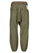 Olive Green Cotton Trousers R13 Olive Green Cotton Trousers - Olive