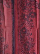 Destin Surl Printed Foulard Destin Surl Printed Foulard - Bordeaux/Blue