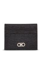 Salvatore Ferragamo Gancini Card Holder Salvatore Ferragamo Gancini Card Holder - Black