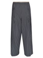 Ibrigu Straight-leg Striped Trousers Ibrigu Straight-leg Striped Trousers - Black