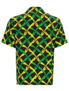 Bottega Veneta Rayon Shirt With 1987 Graphic Print Bottega Veneta Rayon Shirt With 1987 Graphic Print - Nero