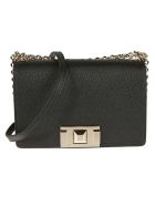 Furla Flap Chain Shoulder Bag Furla Flap Chain Shoulder Bag - Black