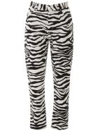 The Attico Zebra Print Trousers The Attico Zebra Print Trousers - BIANCO NERO (Black)