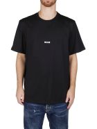 Black Cotton T-shirt MSGM Black Cotton T-shirt - Black