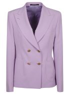 Tagliatore Double-breasted Plain Blazer Tagliatore Double-breasted Plain Blazer - Purple