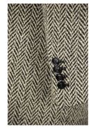 Paltò Agostino Herringbone Wool Coat Paltò Agostino Herringbone Wool Coat - White/black