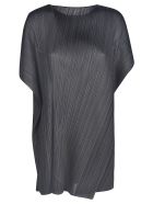 Pleats Please Issey Miyake Motion Colors Long Shirt Pleats Please Issey Miyake Motion Colors Long Shirt - Black