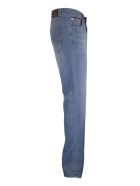 Brunello Cucinelli Lightweight Denim Traditional Fit Five-pocket Trousers With Rip Details Brunello Cucinelli Lightweight Denim Traditional Fit Five-pocket Trousers With Rip Details - Light Blue