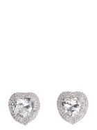 Alessandra Rich Faba Embellished Maxi-earrings Alessandra Rich Faba Embellished Maxi-earrings - silver