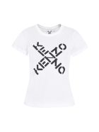 Kenzo Logo Print Cotton T-shirt Kenzo Logo Print Cotton T-shirt - White