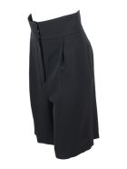 Fabiana Filippi High-waisted Wool Twill Bermuda Shorts Fabiana Filippi High-waisted Wool Twill Bermuda Shorts - Black