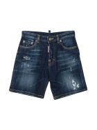 Dsquared2 Blue Denim Shorts Dsquared2 Blue Denim Shorts - Unica