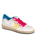 Golden Goose Ball Star Sneakers Golden Goose Ball Star Sneakers - White/Yellow/Light Blue