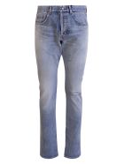 Saint Laurent Santa Monica Blue Slim Jeans Saint Laurent Santa Monica Blue Slim Jeans - Blu Denim